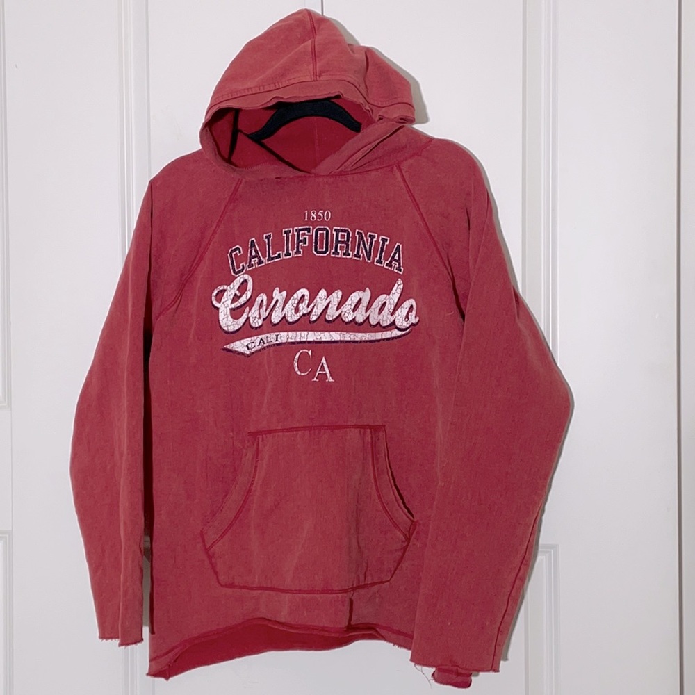 Vintage Fade Coronado CA Distressed Sweatshirt Large